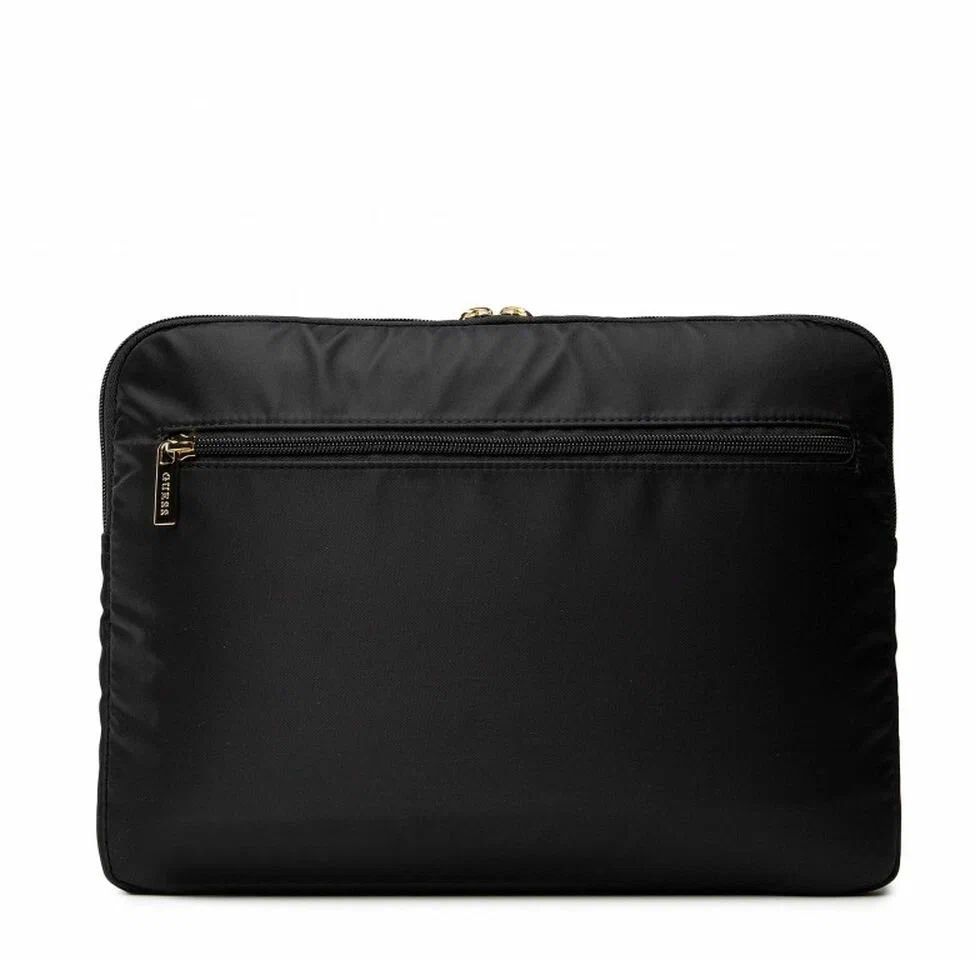 картинка Сумка Guess для ноутбуков 13'' Nylon computer sleeve with Triangle metal logo Black от магазина КомпьютерЦентр