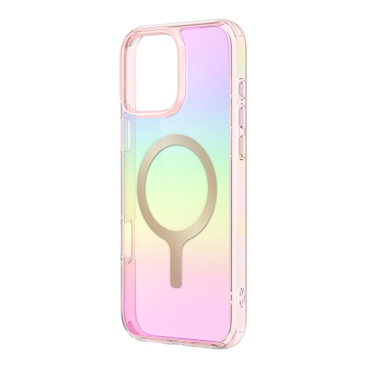 картинка Чехол голографический Uniq IRIDESCIA (MagSafe) для iPhone 16 Pro MAX 6.9'' PINK PRISM (IP6.9P(2024)-IRDMPPRS) от магазина КомпьютерЦентр