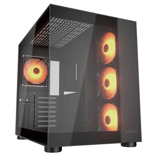 картинка Корпус Cougar FV150 RGB Mid-tower, Black от магазина КомпьютерЦентр