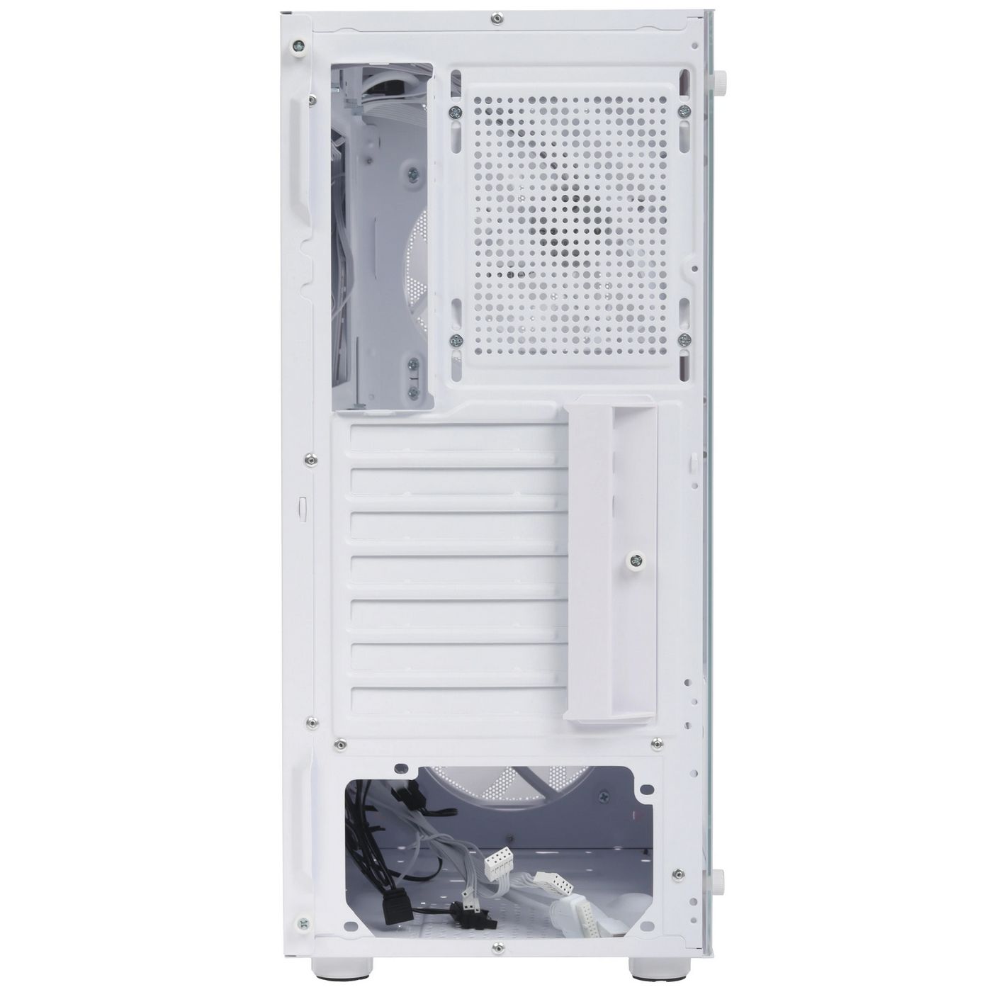 картинка Корпус Cougar Mid Tower MX160 ARGB White, USB 3.0x2, Type-C, 4xARGB fan, no PSU от магазина КомпьютерЦентр