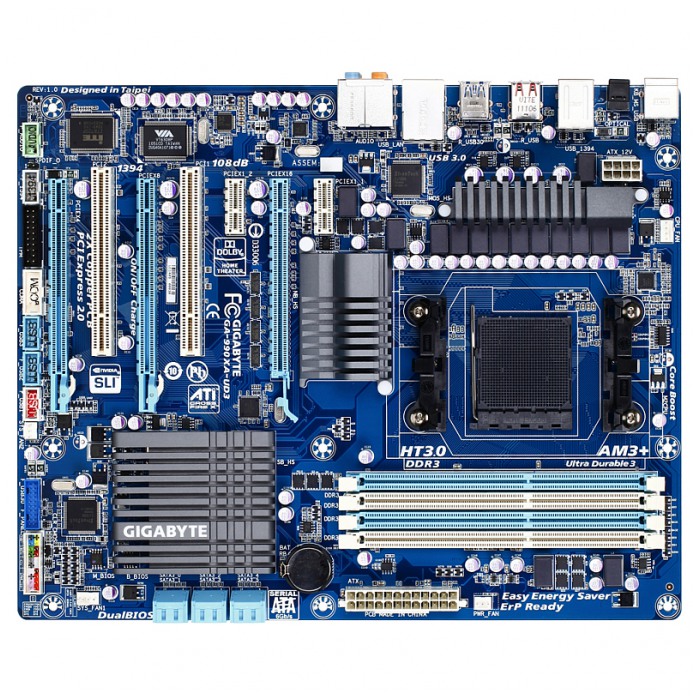 картинка Материнская плата Gigabyte GA-990XA-UD3 (GA-990XA-UD3) от магазина КомпьютерЦентр