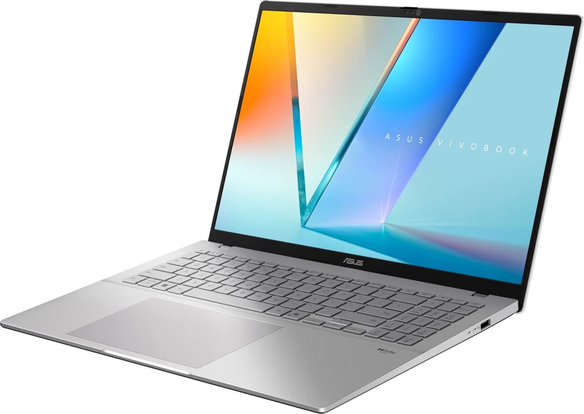 картинка Ноутбук ASUS VivoBook S16 S3607VA-RP170 16'' IPS (1920x1200) 144Гц/  Intel Core 5 210H (8/ 12) / 16ГБ / 512ГБ / Intel UHD / 70Вт*ч / DOS / Серебристый /  1.7 кг от магазина КомпьютерЦентр