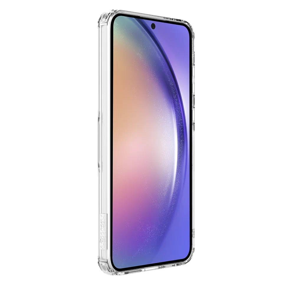 картинка Силиконовый чехол Nillkin Nature TPU Pro с для Samsung Galaxy A55 5G, прозрачный от магазина КомпьютерЦентр