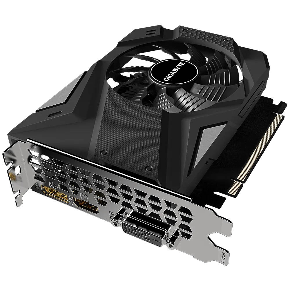 картинка Видеокарта 4Gb GDDR6 GeForce GTX 1650 Gigabyte (GV-N1656OC-4GD) от магазина КомпьютерЦентр