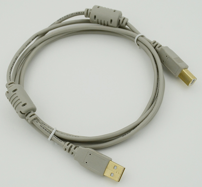 картинка Кабель USB 2.0 A->B - 1.8 м, Behpex Gray () от магазина КомпьютерЦентр