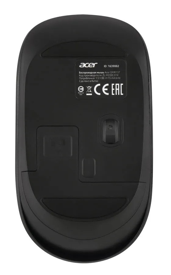 картинка Мышка Acer OMR137 Black (ZL.MCEEE.01K) от магазина КомпьютерЦентр