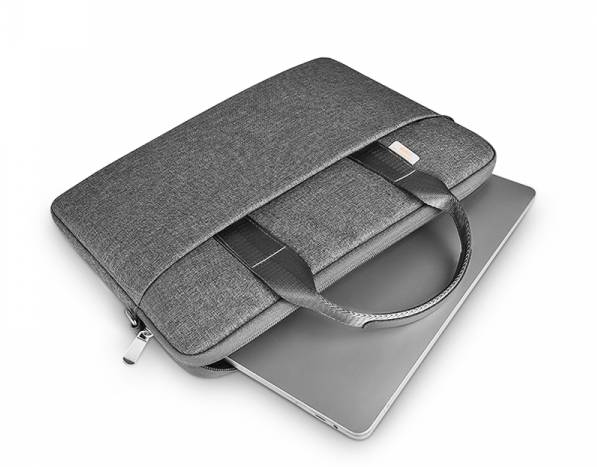 картинка Сумка для ноутбука WIWU Minimalist Laptop Bag 2 for MacBook 14'' Gray (bag828) от магазина КомпьютерЦентр