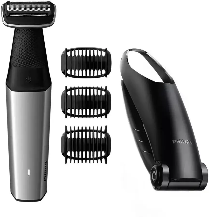 картинка Триммер для бороды и усов Philips BG5020/ 15, черный, серебристый от магазина КомпьютерЦентр
