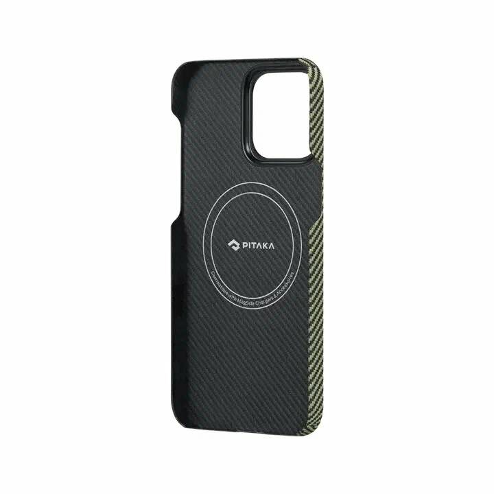 картинка Чехол PITAKA Fusion Weaving MagEZ Case 4 for iPhone 15 Pro Max Rhapsody 600D от магазина КомпьютерЦентр